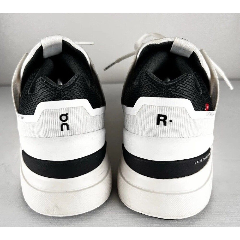 Men's The Roger Spin Casual White And Black OC Sneakers Size 12.5 - Picture 4 of 8